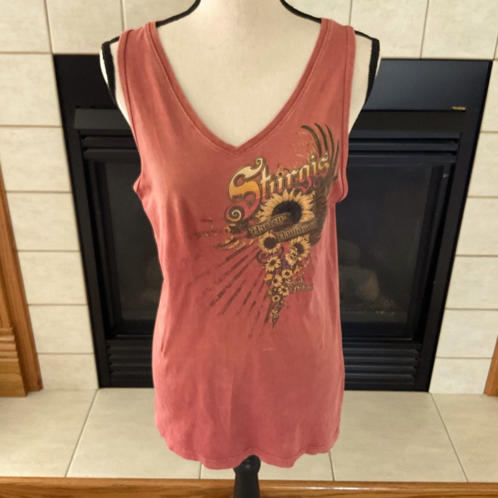 Harley-Davidson Sturgis, SD Sleeveless Women’s Top, Sz M